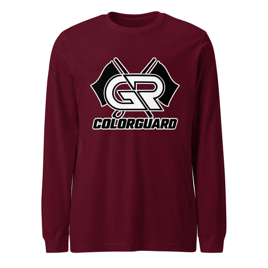 Performance | Long Sleeve Tee | George Ranch High School Colorguard | Crest Logo