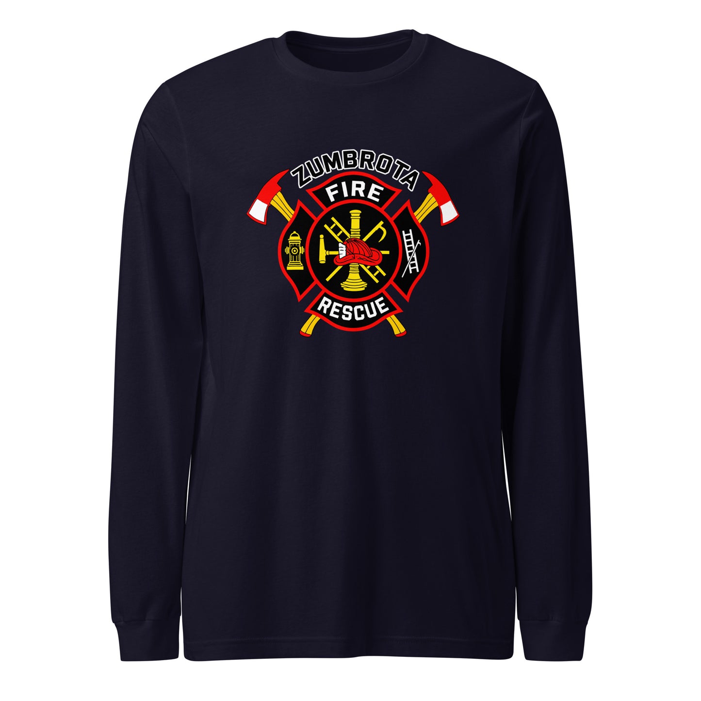Performance | Long Sleeve Tee | Zumbrota Fire Department | Vanguard Logo