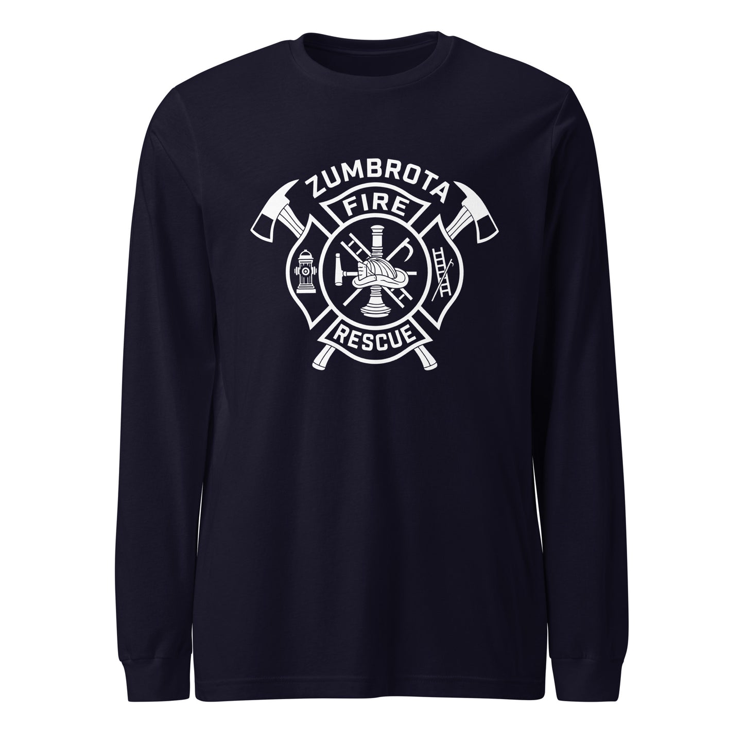 Performance | Long Sleeve Tee | Zumbrota Fire Department | Crest Logo