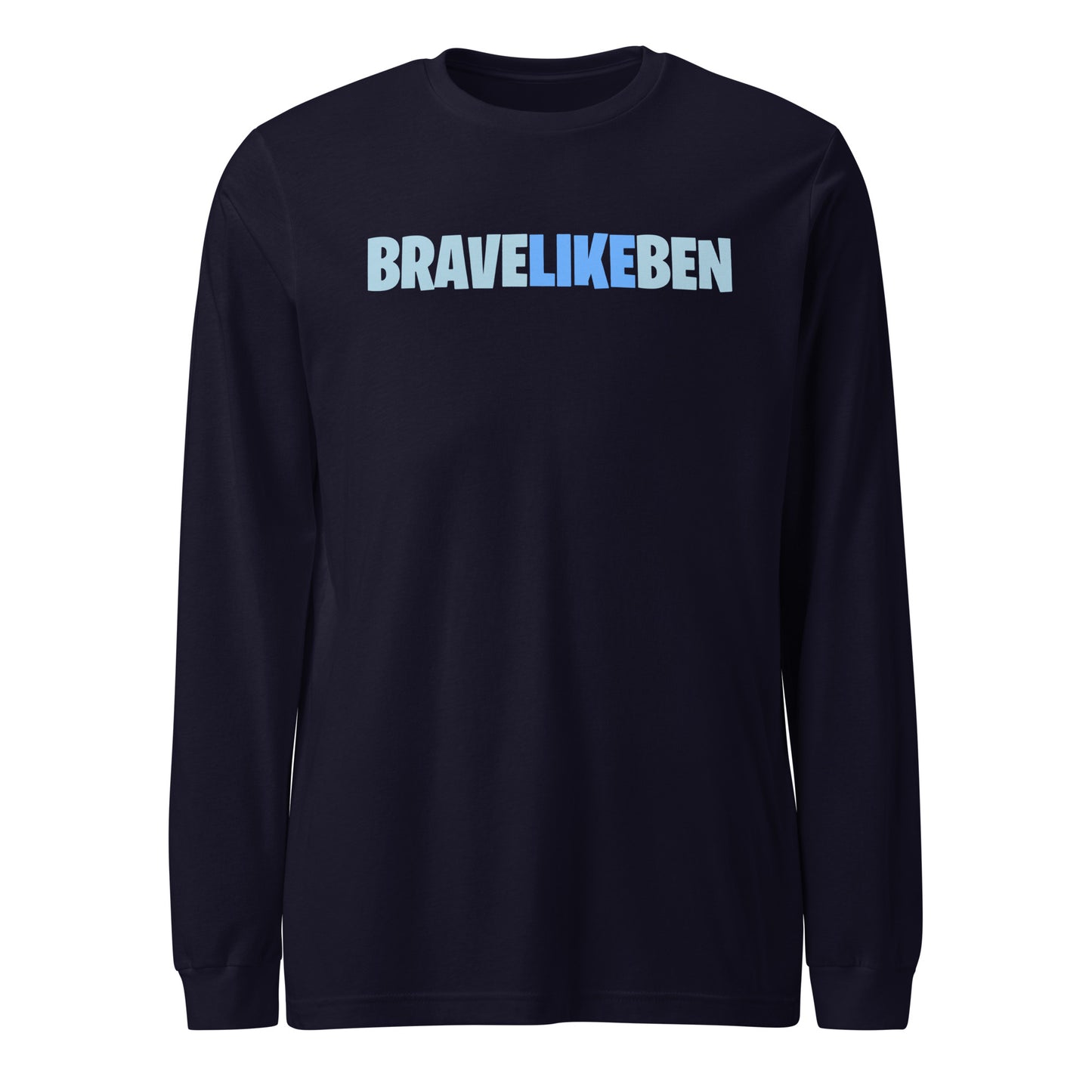 Performance | Long Sleeve Tee | Brave Like Ben | Wordmark Logo