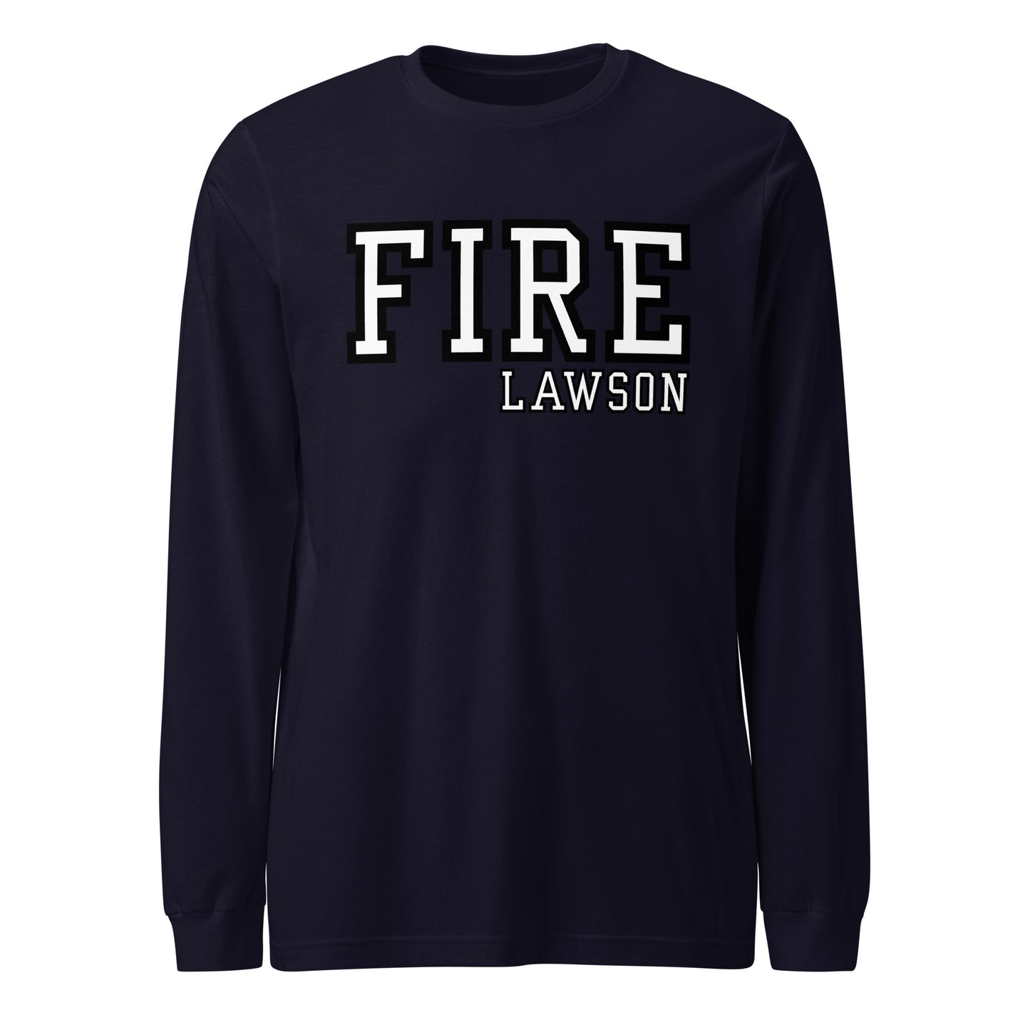 Performance | Long Sleeve Tee | Lawson Fire Department | Script Logo