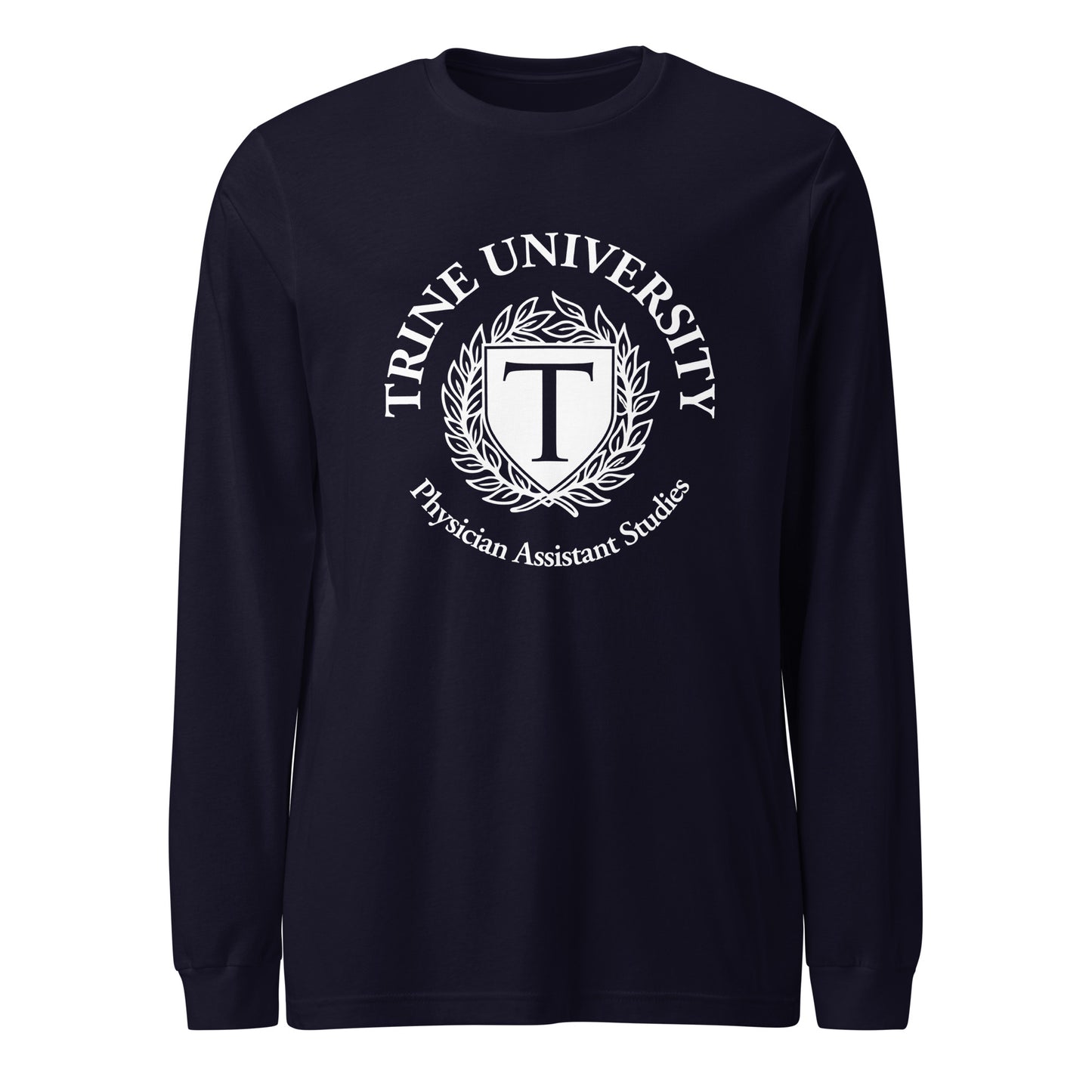 Performance | Long Sleeve Tee | Trine PA program | Emblem Logo