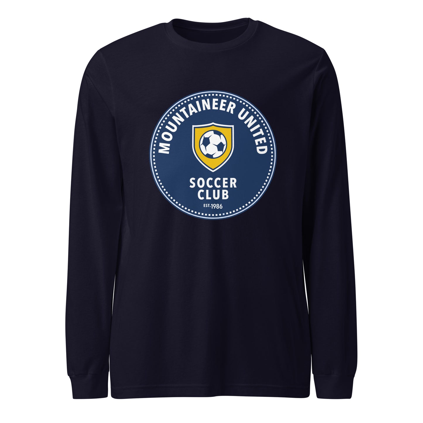 Performance | Long Sleeve Tee | Mountaineer United Soccer Club | Badge Logo