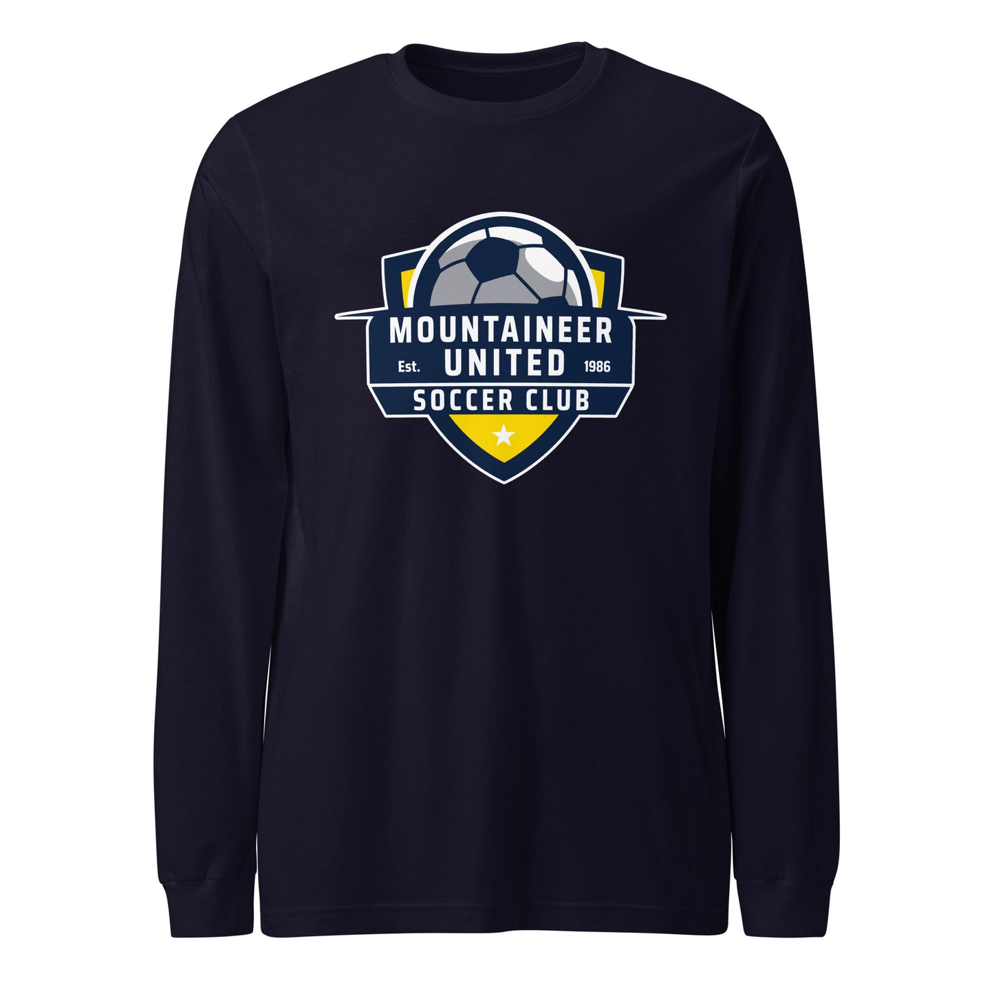 Performance | Long Sleeve Tee | Mountaineer United Soccer Club | Alpine Crest Logo
