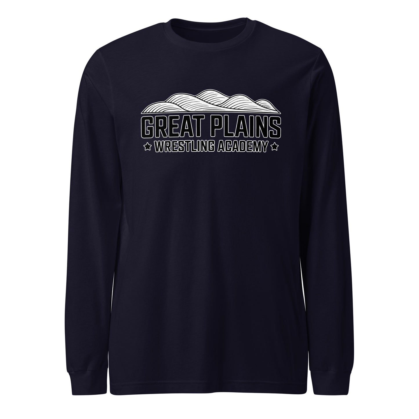 Performance | Long Sleeve Tee | Great Plains Wrestling Academy | Crest Logo