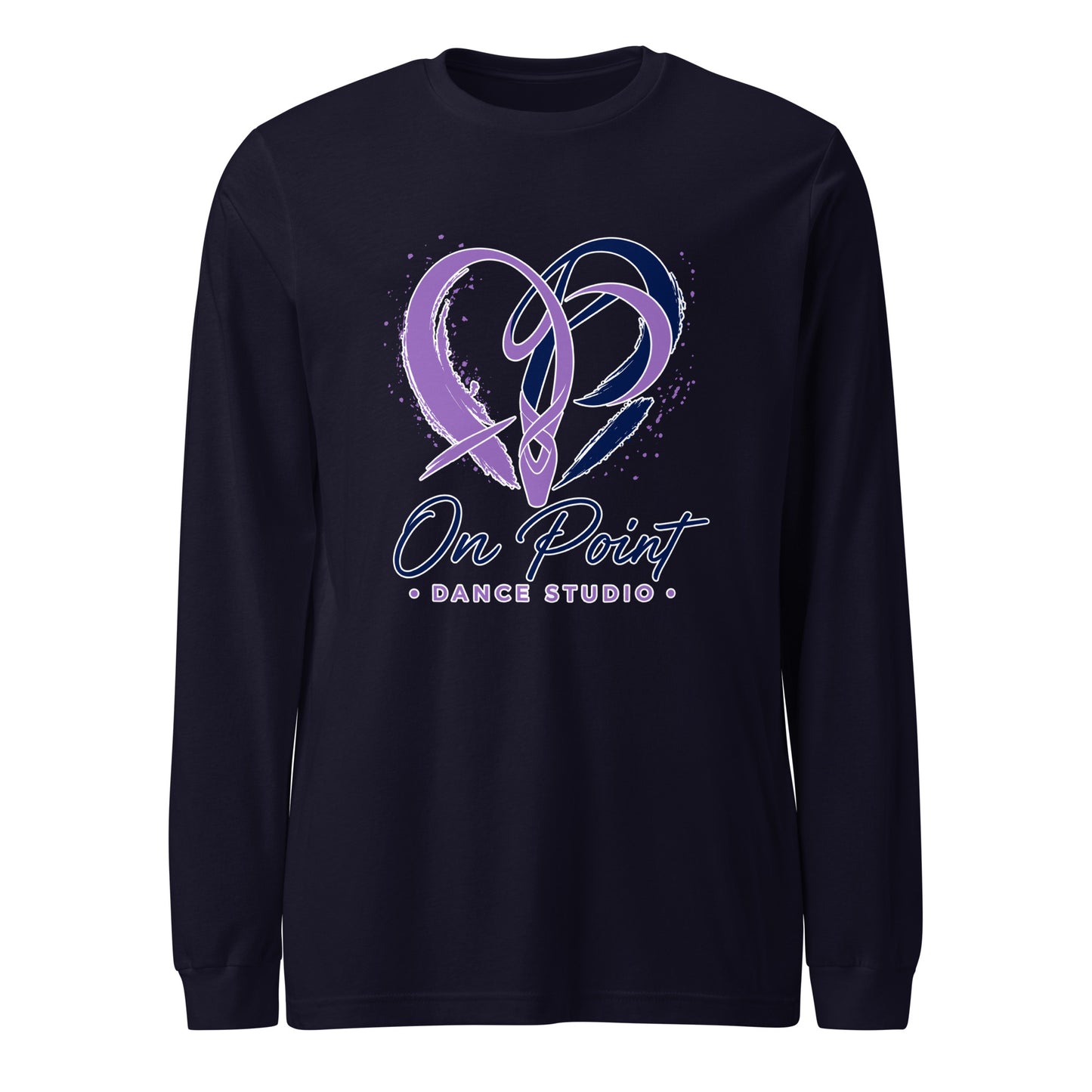 Performance | Long Sleeve Tee | On Point Dance Studio | Crest Logo