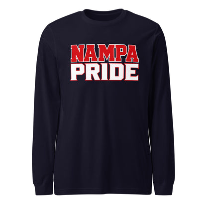 Performance | Long Sleeve Tee | Nampa Pride | Letter Mark Logo