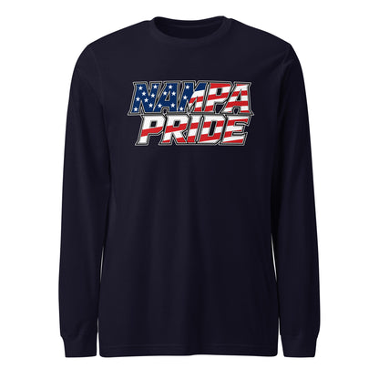 Performance | Long Sleeve Tee | Nampa Pride | Modern Script Logo