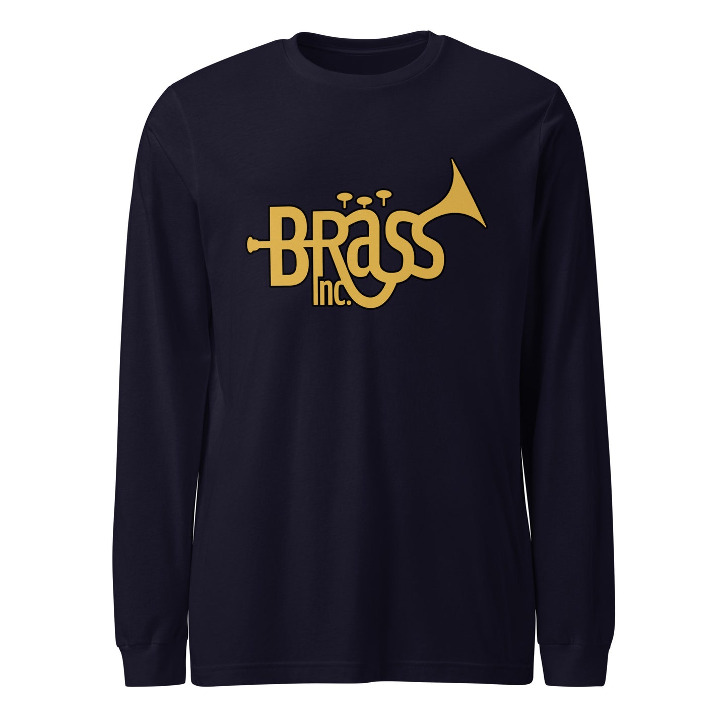 Performance | Long Sleeve Tee | Brass Inc. | Emblem Logo