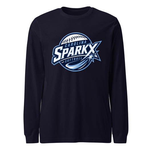 Performance | Long Sleeve Tee | Carolina Sparkx | Vanguard Logo