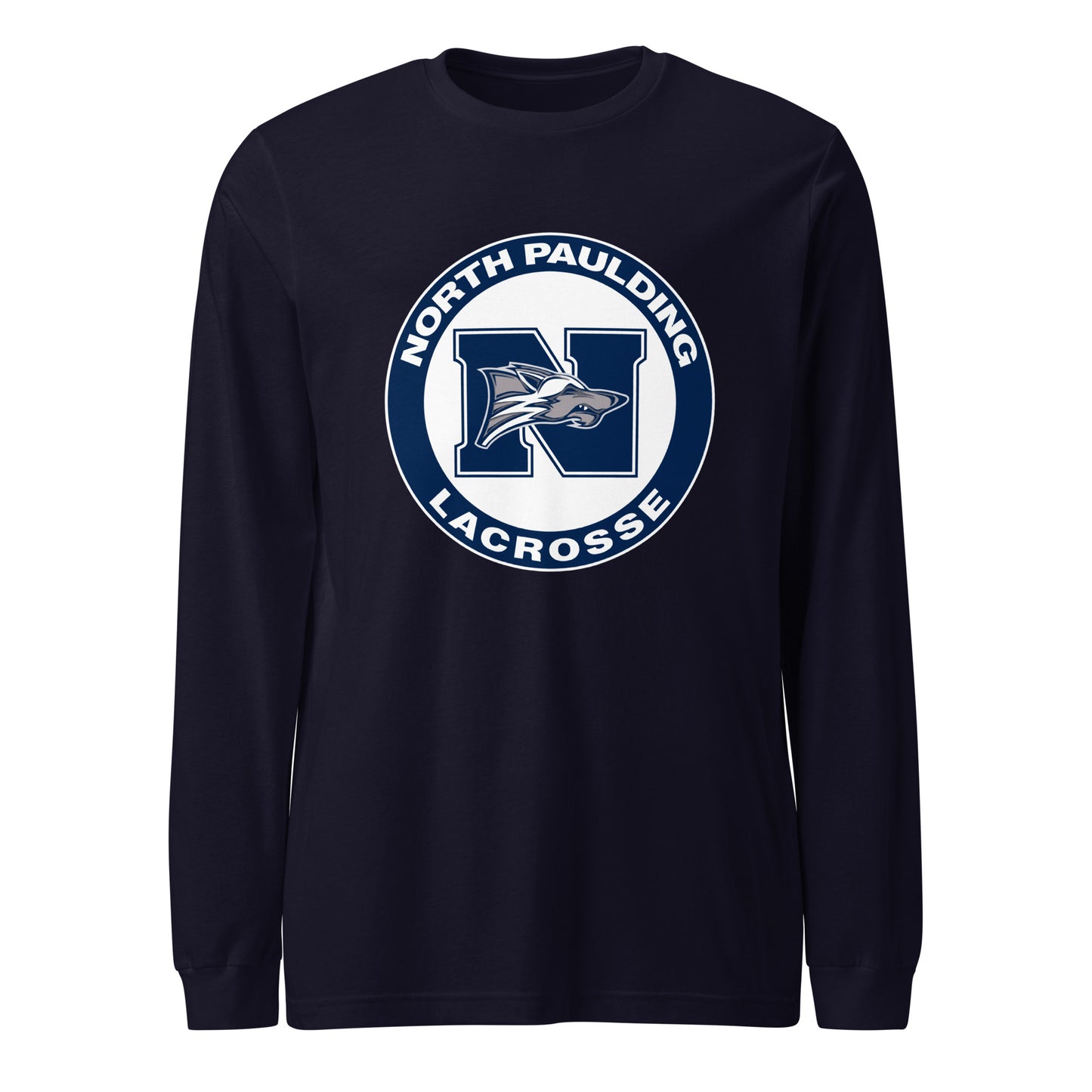 Performance | Long Sleeve Tee | North Paulding Lacrosse | Badge Logo