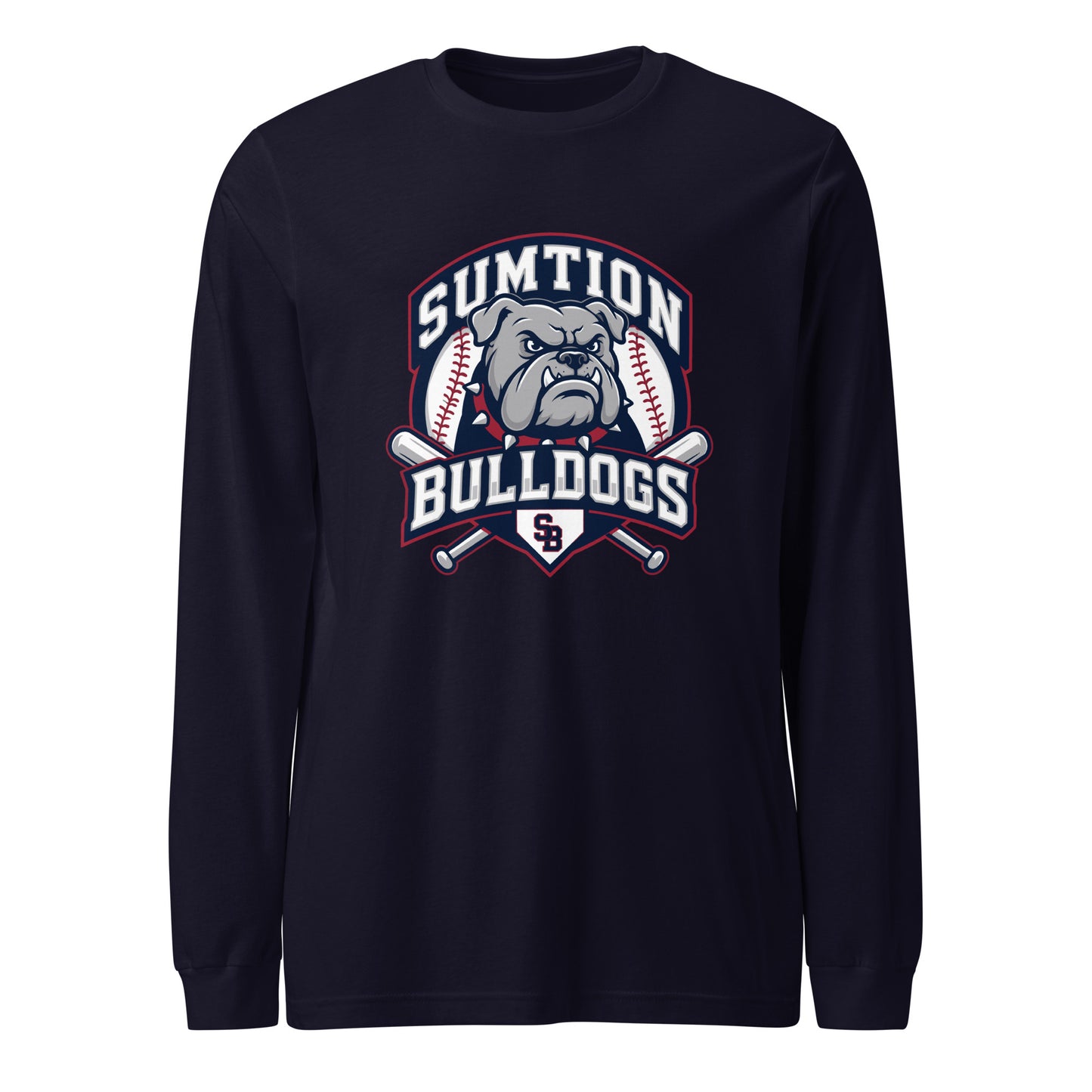 Performance | Long Sleeve Tee | Sumtion bulldogs | Emblem Logo