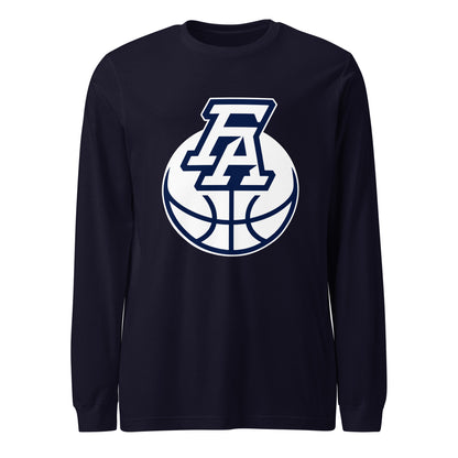 Performance | Long Sleeve Tee | FA Basketball | Crest Logo
