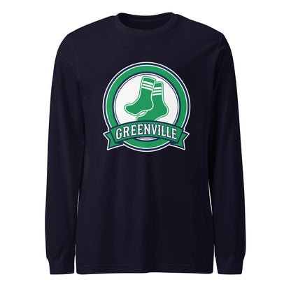 Performance | Long Sleeve Tee | Greenville Sox | Badge Logo
