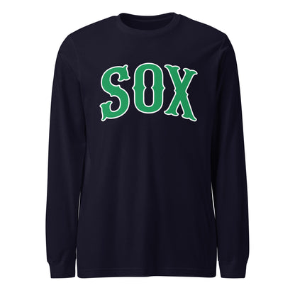 Performance | Long Sleeve Tee | Greenville Sox | Script Logo