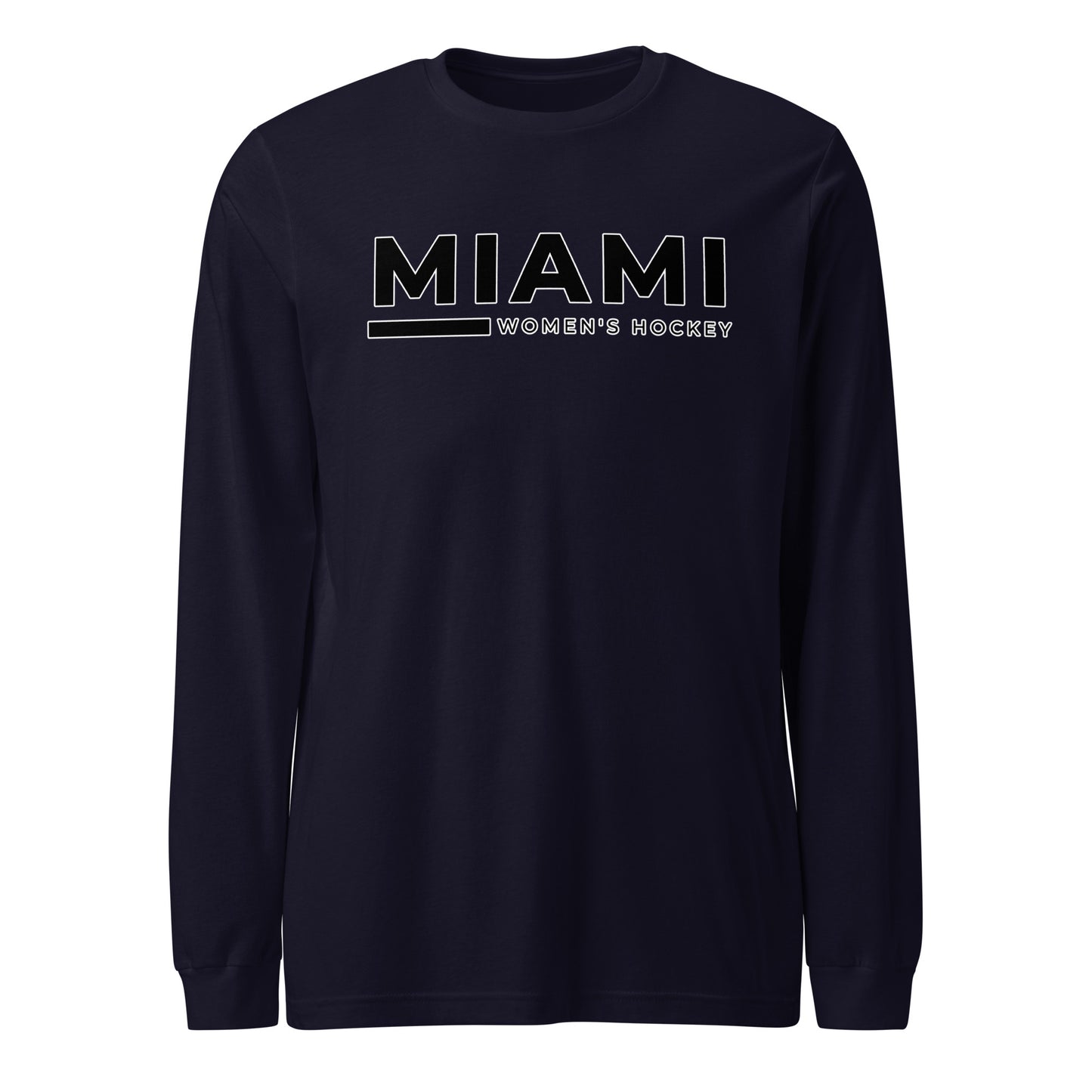 Performance | Long Sleeve Tee | Miami Women's Hockey | Lettermark Logo