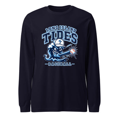 Performance | Long Sleeve Tee | Long Island Tides Baseball | Valor Logo