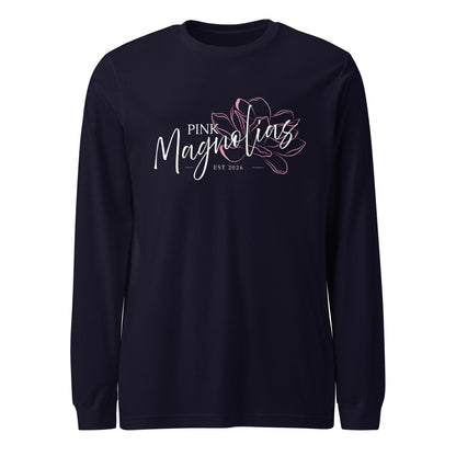 Performance | Long Sleeve Tee | Pink Magnolias Dance | Modern Script Logo