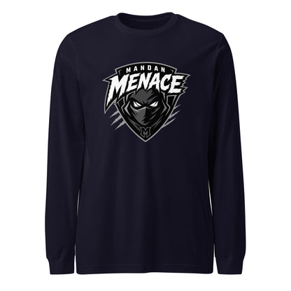 Performance | Long Sleeve Tee | Mandan Menace | Shield Logo