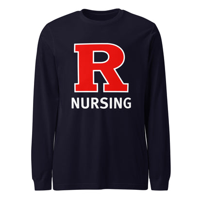 Performance | Long Sleeve Tee | Grand View University Nursing | Lettemark Logo