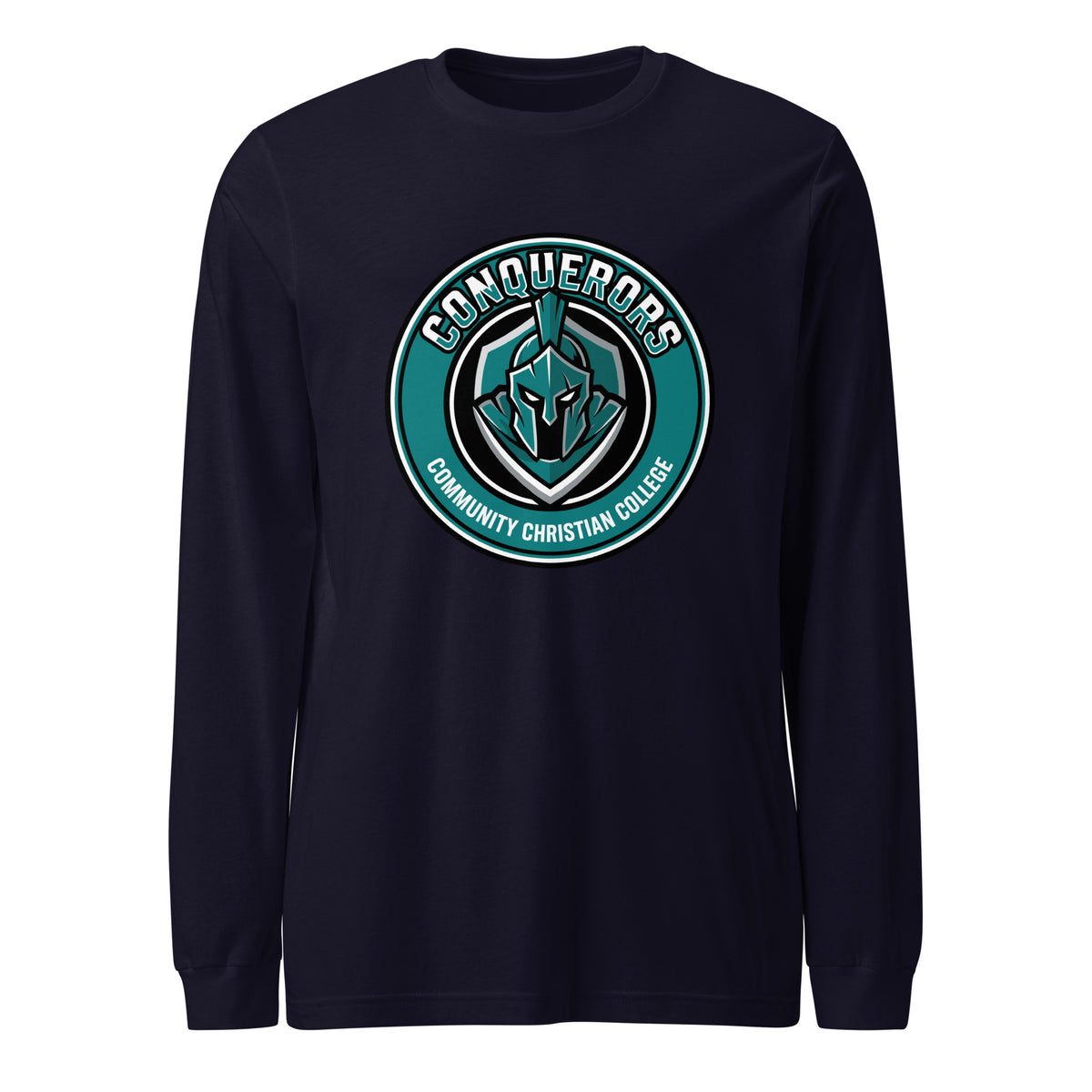 Performance | Long Sleeve Tee | Community Christian College | Badge Logo