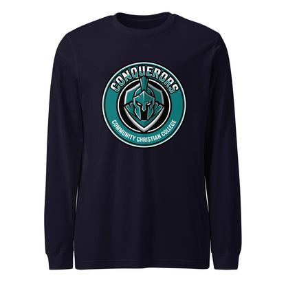 Performance | Long Sleeve Tee | Community Christian College | Badge Logo