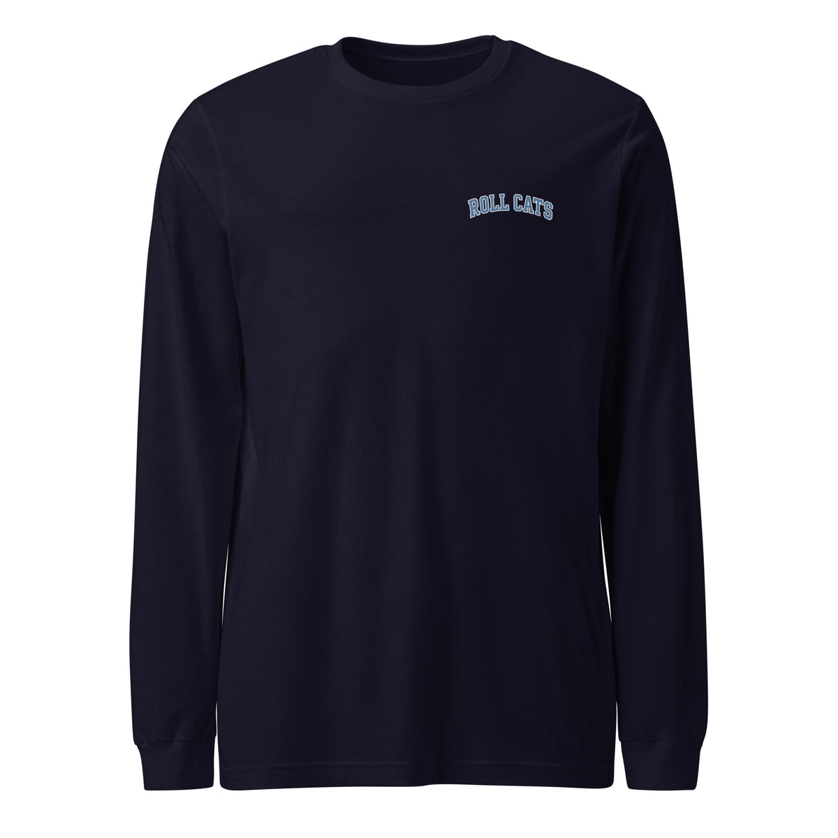 Performance | Long Sleeve Tee | Geneseo Mudcats | Roll Cats Script Logo