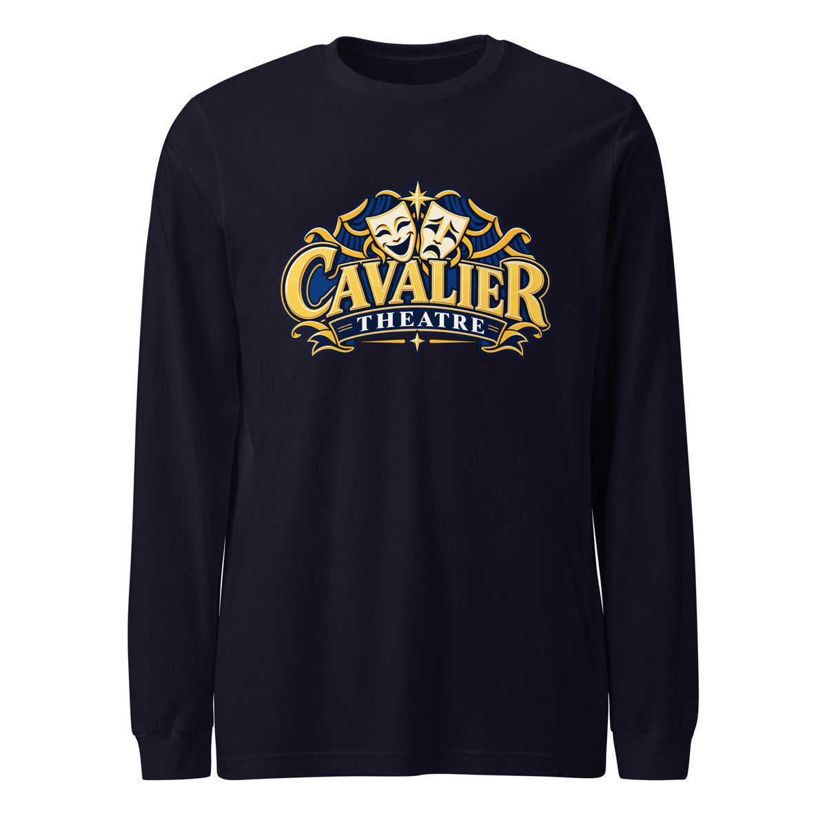 Performance | Long Sleeve Tee | Cavalier Theatre Troupe | Emblem Logo