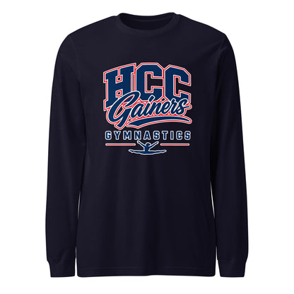 Performance | Long Sleeve Tee | HCC Gymnastics | Apex Logo