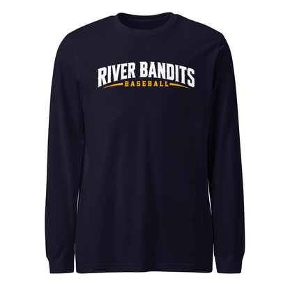 Performance | Long Sleeve Tee | South Bend River Bandits | Lettermark Logo