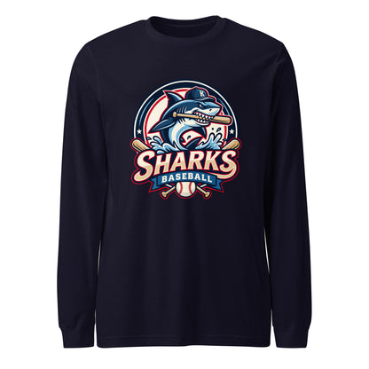 Performance | Long Sleeve Tee | Sharks Diamond Sports | Emblem Logo