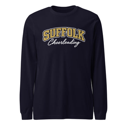 Performance | Long Sleeve Tee | Suffolk University Cheerleading | Valor Logo