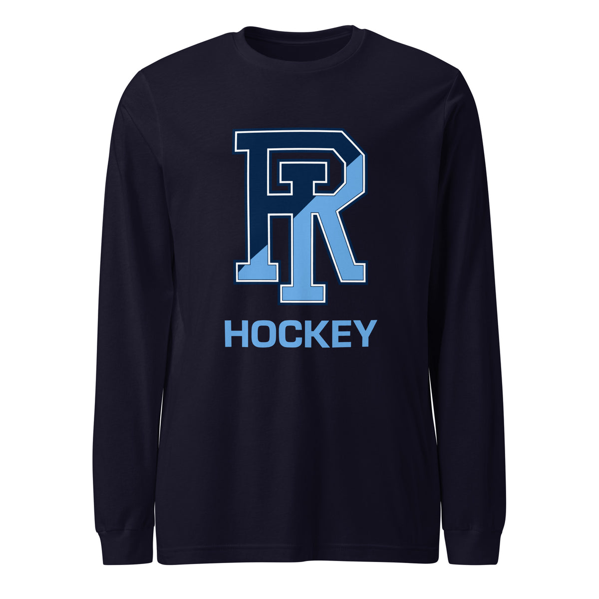 Performance | Long Sleeve Tee | URI Men’s Hockey | Vanguard Logo
