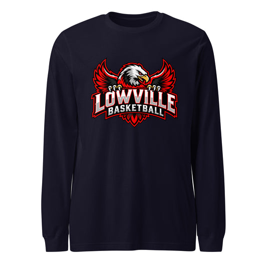 Performance | Long Sleeve Tee | Lowville Girls Basketball | Emblem Logo
