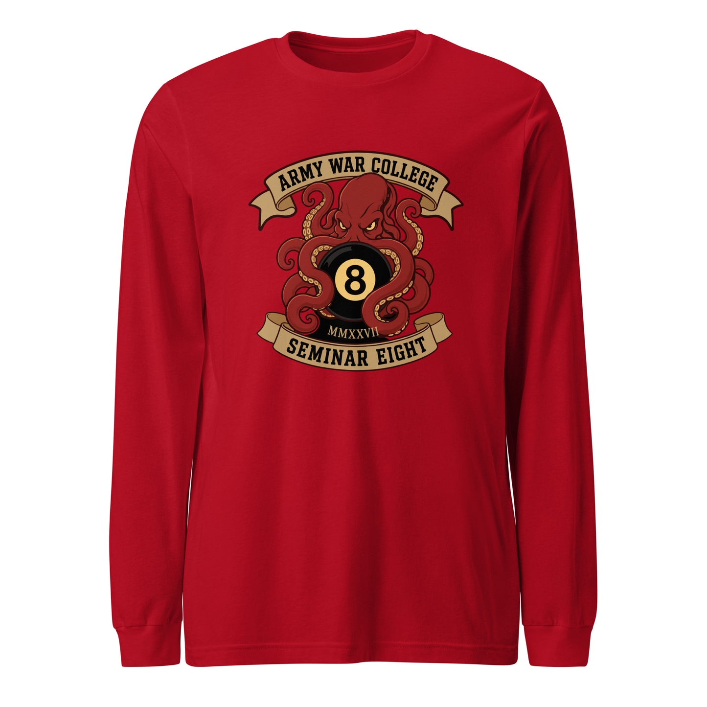 Performance | Long Sleeve Tee | Army War College (Seminar 8) | Crest Logo