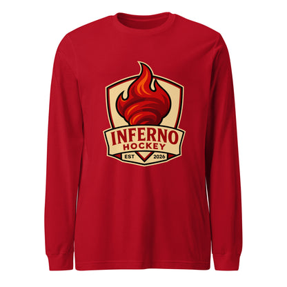 Performance | Long Sleeve Tee | Inferno Hockey | Crest Logo