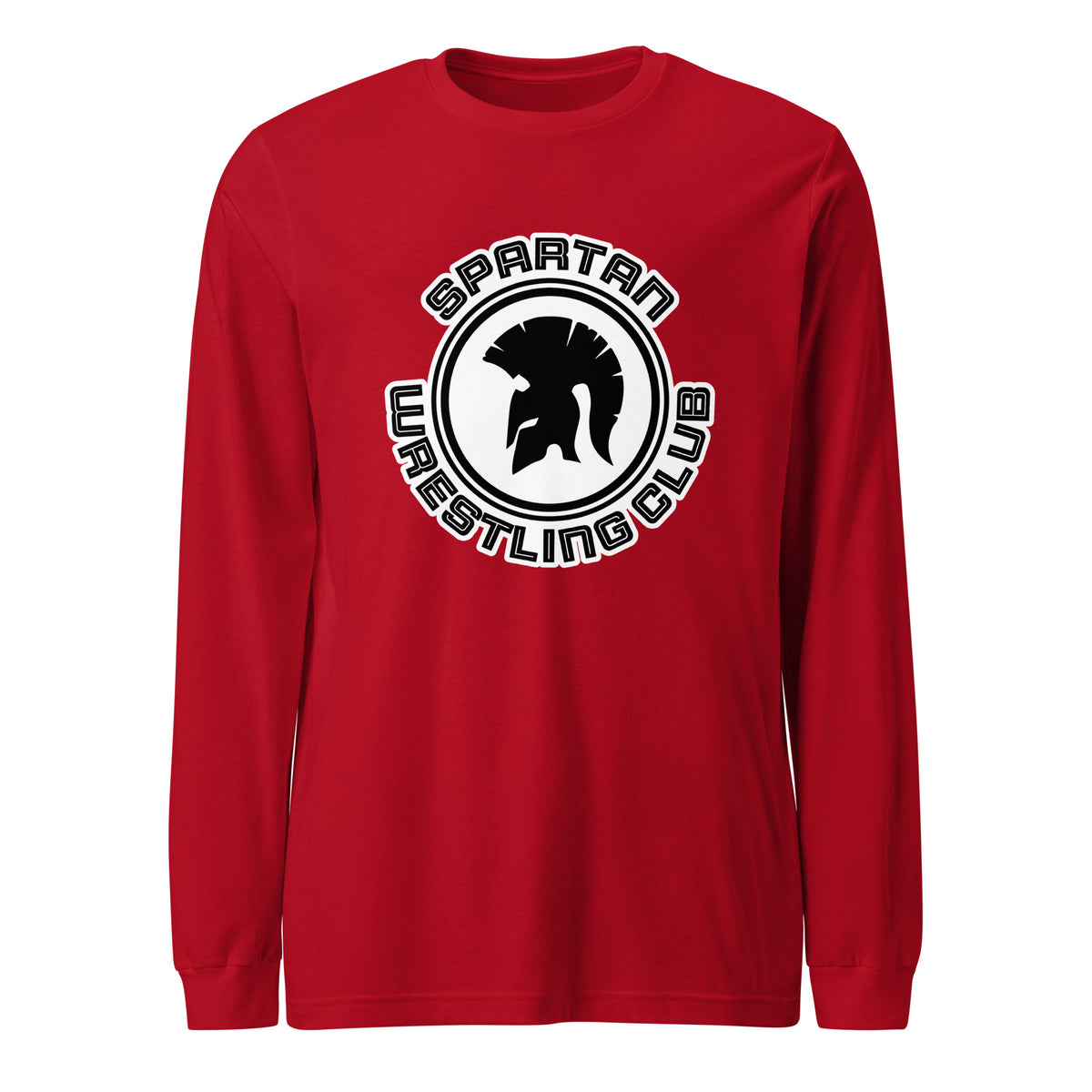 Performance | Long Sleeve Tee | Spartan Wrestling Club | Crest Logo