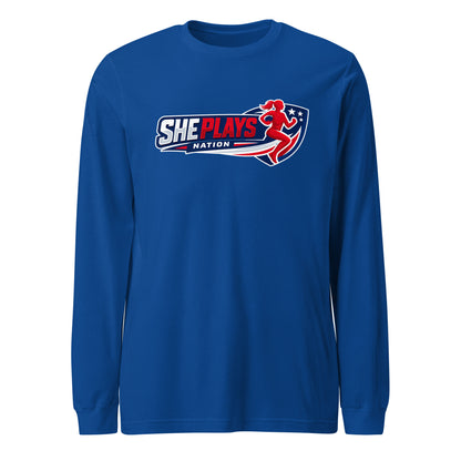Performance | Long Sleeve Tee | She Plays Nation | Crest Logo