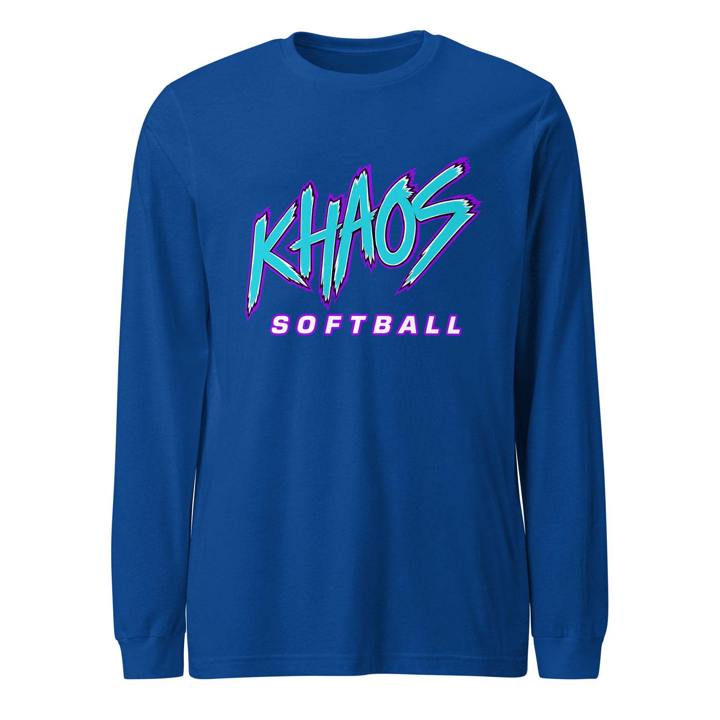Performance | Long Sleeve Tee | Khaos Softball | Atlhetics Logo