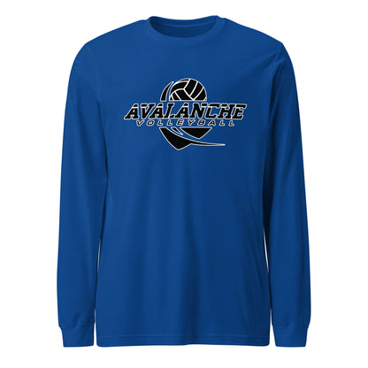 Performance | Long Sleeve Tee | Avalanche Volleyball Club | Crest Logo