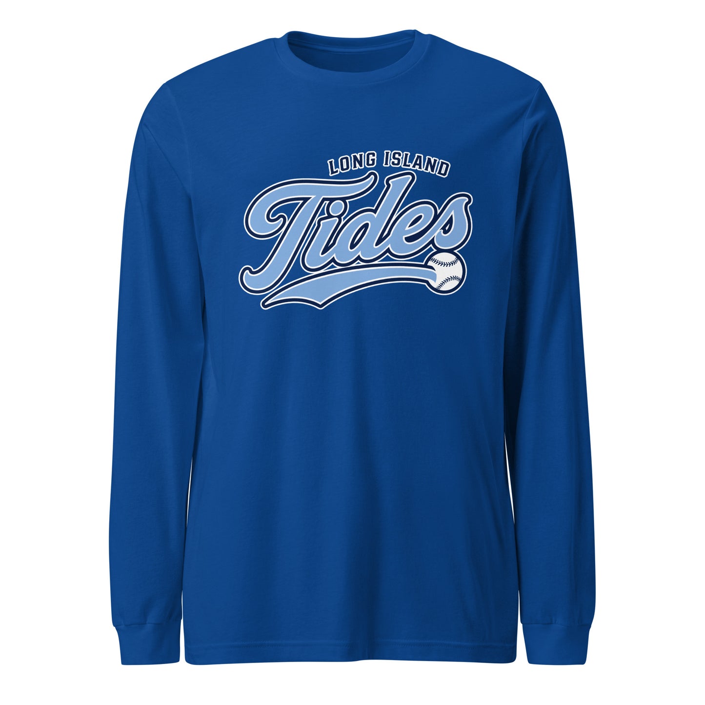 Performance | Long Sleeve Tee | Long Island Tides Baseball | Athletics Logo