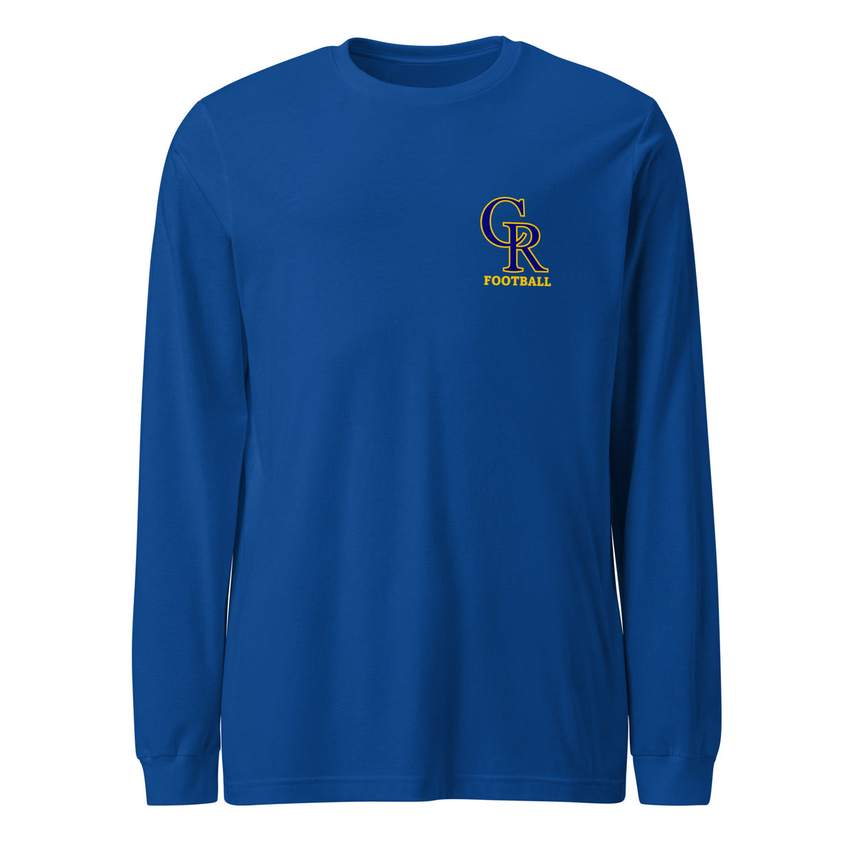 Performance | Long Sleeve Tee | Chestnut Ridge Lions Football | Lettermark Logo