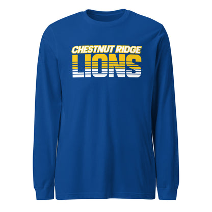 Performance | Long Sleeve Tee | Chestnut Ridge Lions Football | Script Logo