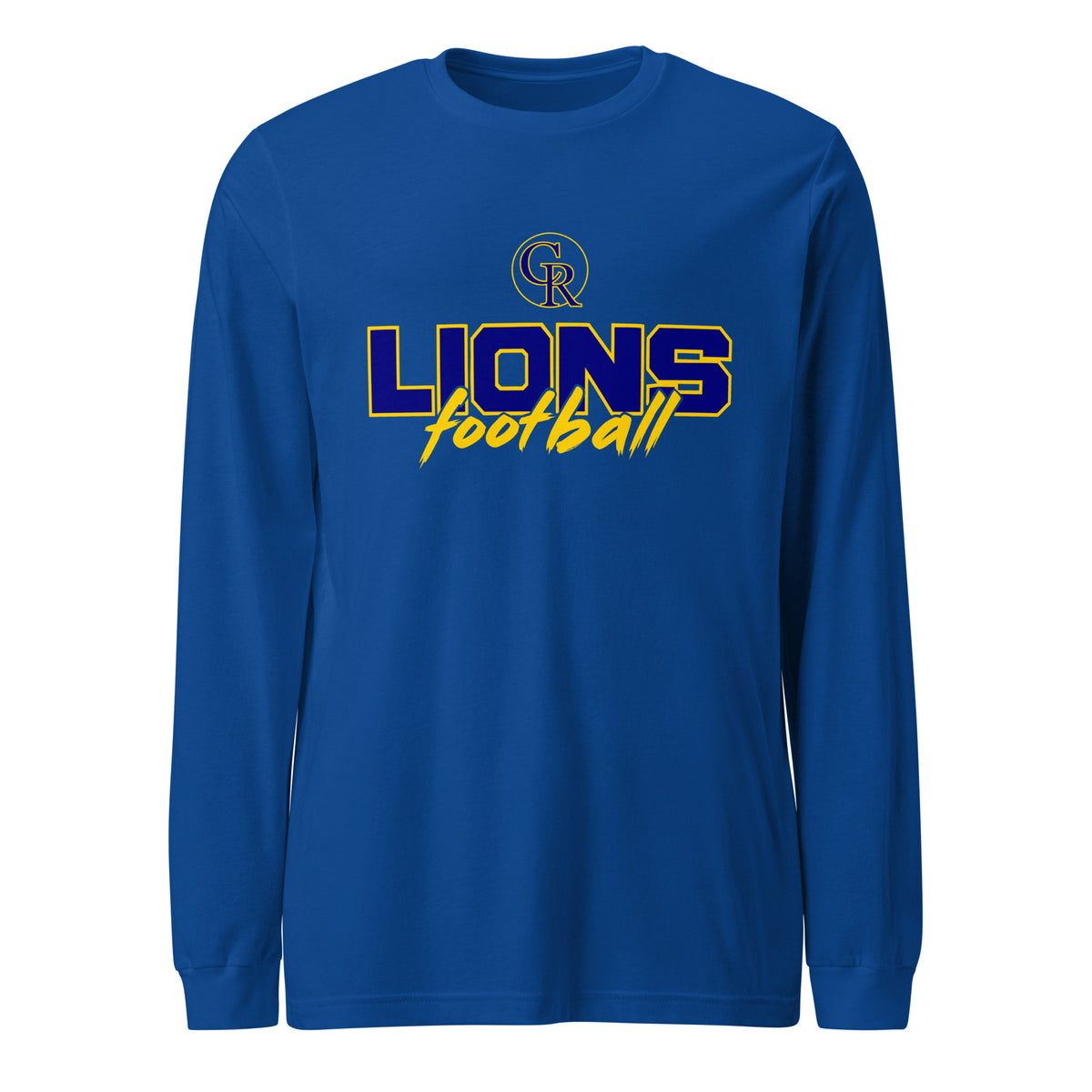 Performance | Long Sleeve Tee | Chestnut Ridge Lions Football | Vanguard Logo