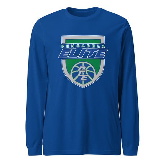 Performance | Long Sleeve Tee | Pensacola Elite Inc. | Shield Logo