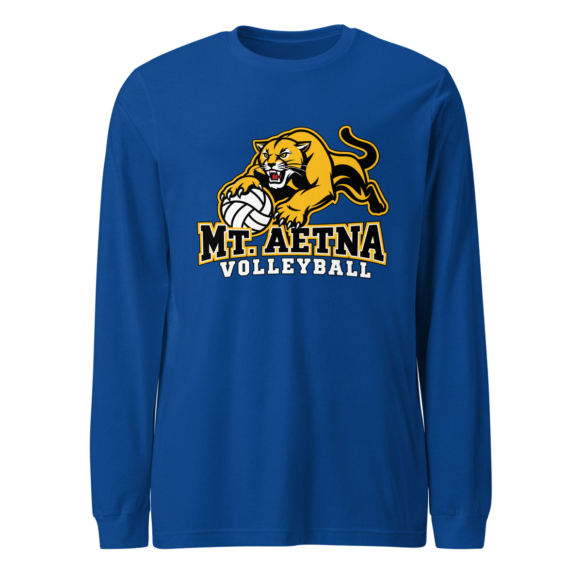 Performance | Long Sleeve Tee | Mt. Aetna Adventist School | Volleyball Apex Logo