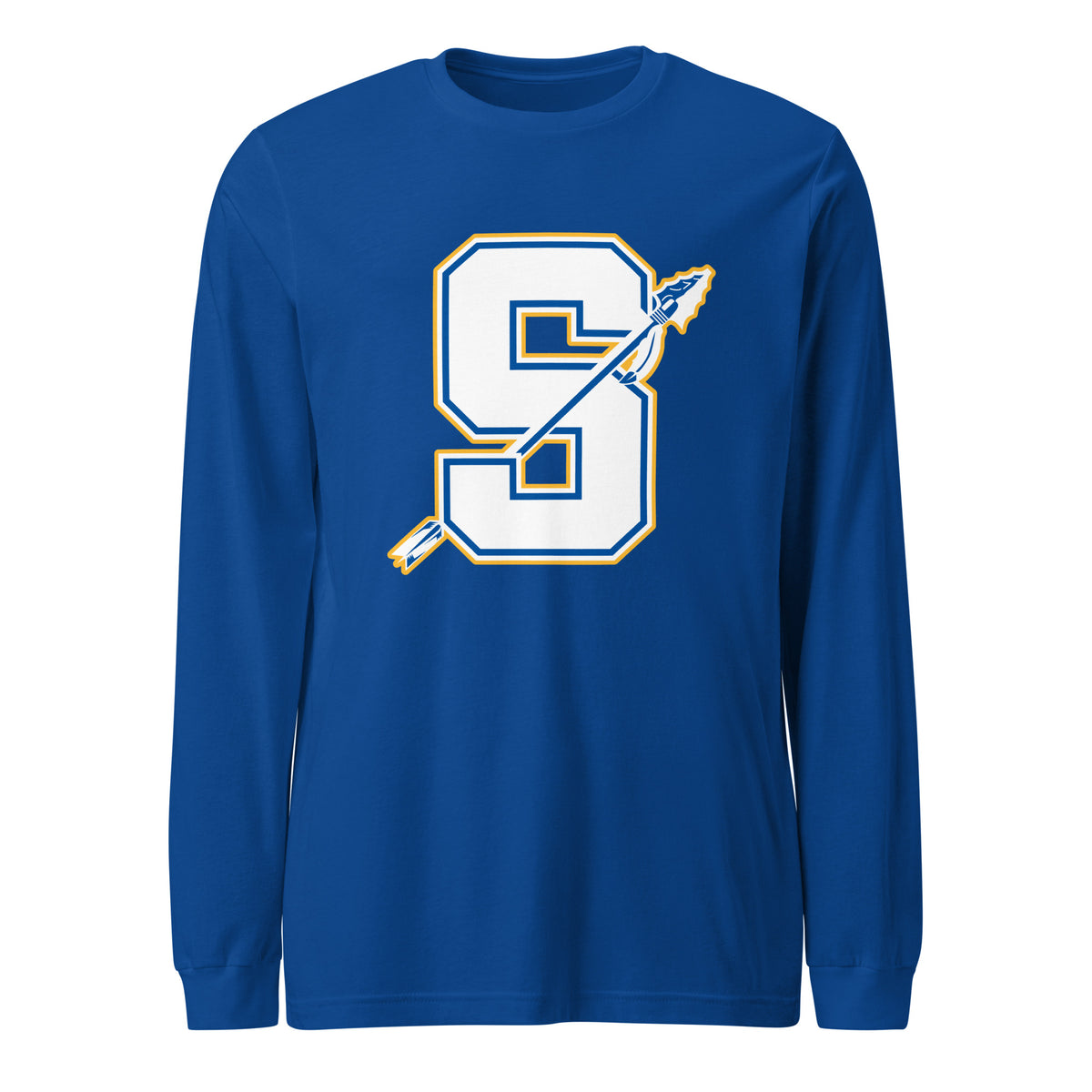 Performance | Long Sleeve Tee | Senatobia Warriors Baseball | Crest Logo