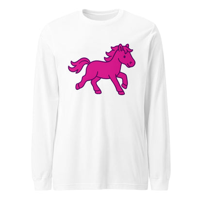 Performance | Long Sleeve Tee | Pink Pony Athletic Club | Mascot Logo