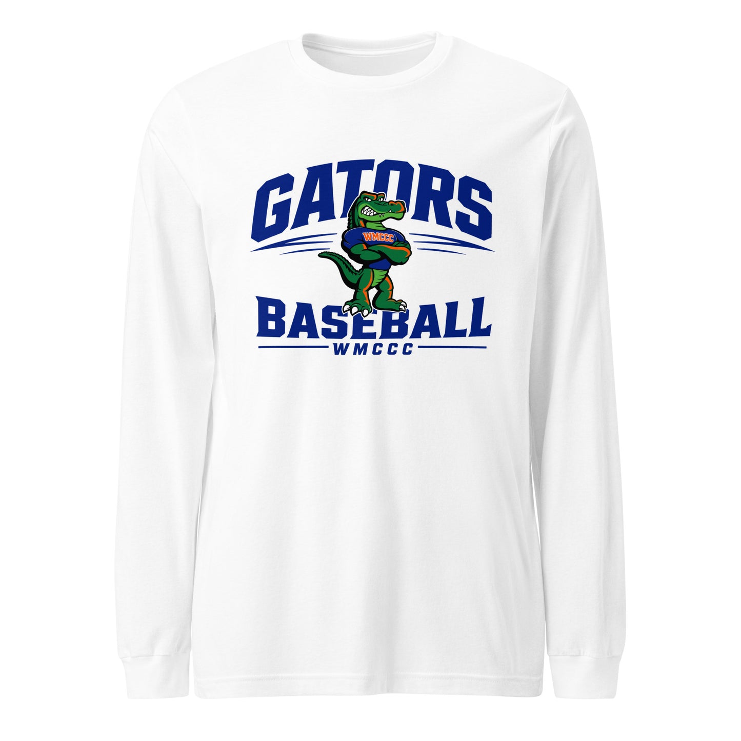 Performance | Long Sleeve Tee | West Memphis Community Christian College Gators | Emblem Logo