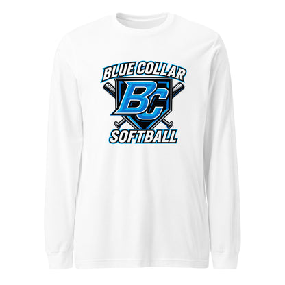Performance | Long Sleeve Tee | Blue Collar Softball 2034 | Shield Logo